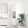vidaXL Bathroom Cabinet White 30x30x183.5 cm Engineered Wood