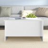 vidaXL Coffee Table White 80x55.5x41.5 cm Engineered Wood