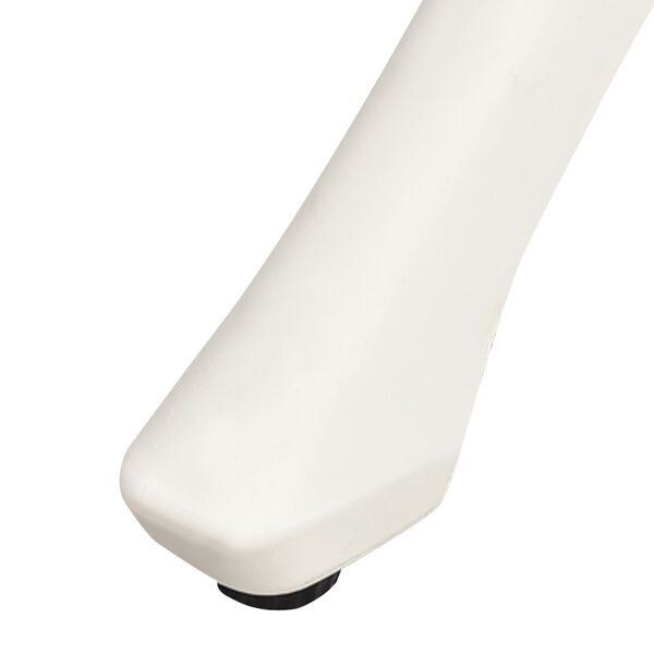 vidaXL Garden Table White 90x90x74 cm Cast Aluminium