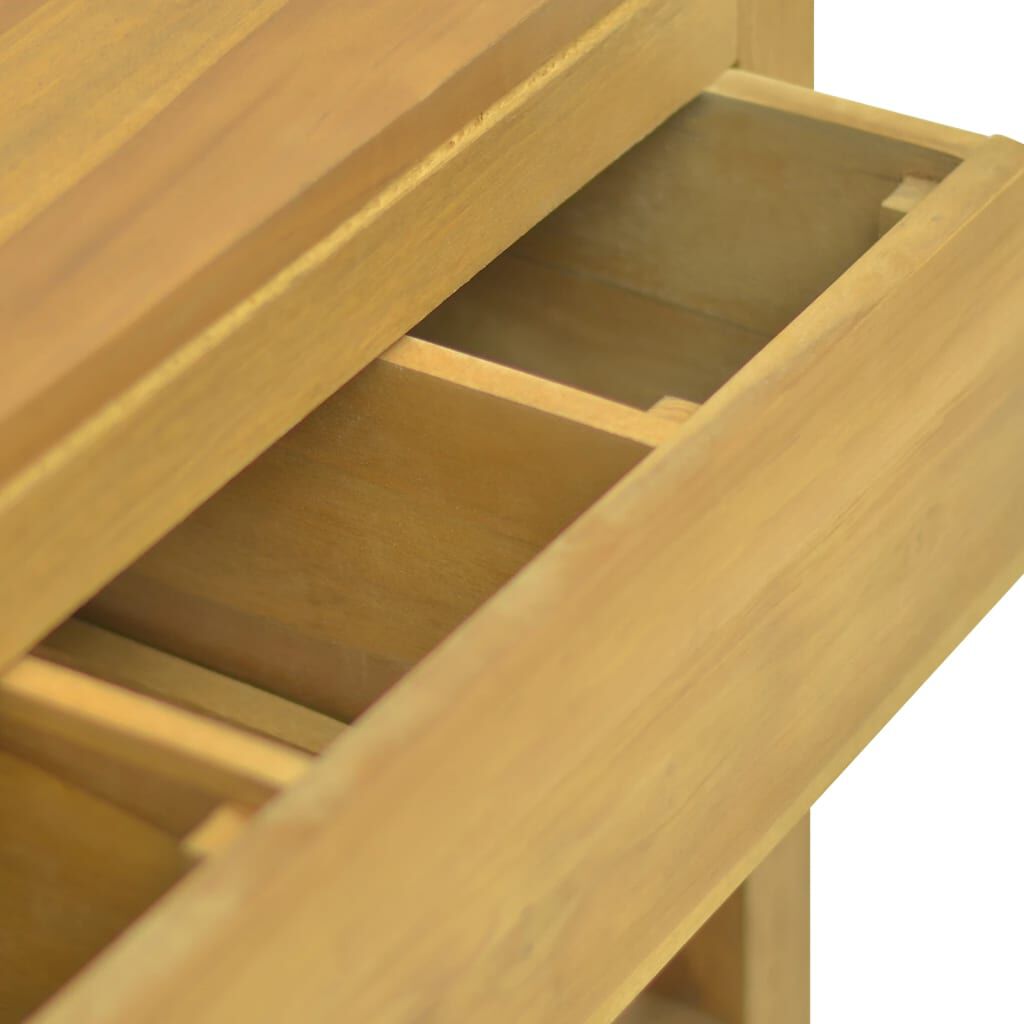 vidaXL Bathroom Cabinet 60x45x75 cm Solid Wood Teak