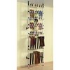vidaXL Telescopic Shoe Rack with Rods Aluminium