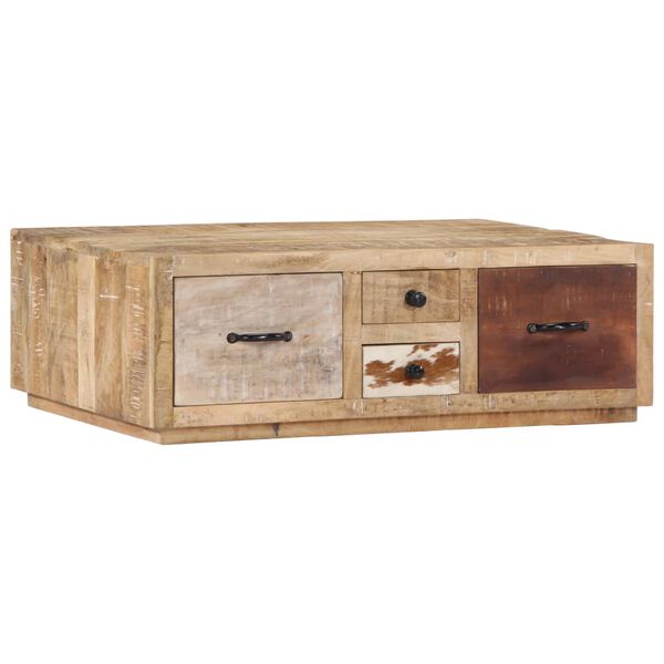 vidaXL Coffee Table 90x60x30 cm Solid Mango Wood