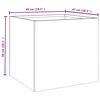 vidaXL Planters 2 pcs 49x47x46 cm Corten Steel