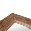 vidaXL Decorative Mirror Teak 90x60 cm Rectangular