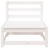 vidaXL Garden Middle Sofas with Anthracite Cushions 2 pcs Solid Pinewood