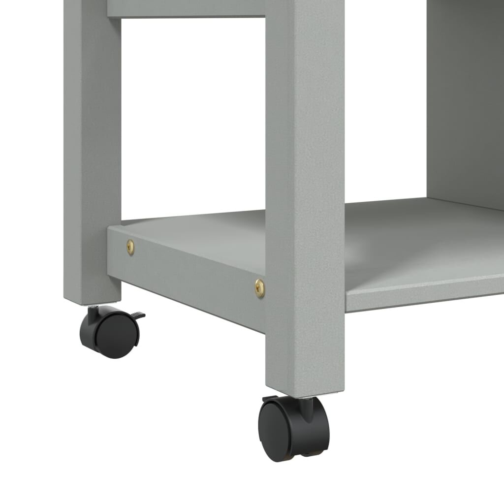 vidaXL Kitchen Trolley MONZA 84x40x90 cm Solid Wood Pine