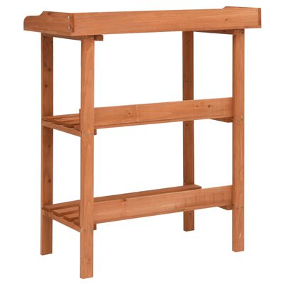 vidaXL Plant Stand 76x37x89 cm Firwood