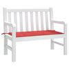 vidaXL Garden Bench Cushion Red 100x50x3 cm Oxford Fabric