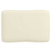 vidaXL Pallet Cushion Set 3 pcs Cream Oxford Fabric
