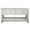 vidaXL Coffee Table Concrete Grey 80x50x40 cm Engineered Wood