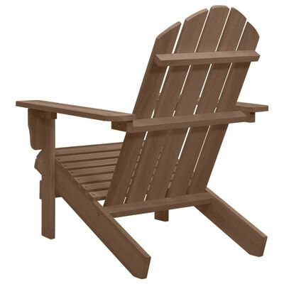 vidaXL Garden Chair Wood Brown