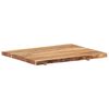 vidaXL Table Top Solid Acacia Wood 80x(50-60)x3.8 cm