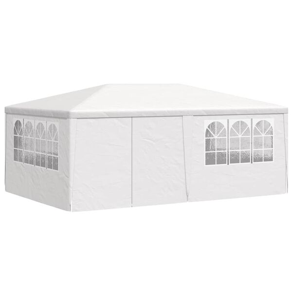 vidaXL Professional Party Tent with Side Walls 4x6 m White 90 g/m?