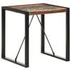 vidaXL Dining Table 70x70x75 cm Solid Reclaimed Wood