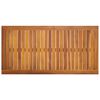 vidaXL 3 Piece Garden Dining Set with Cushions Solid Wood Acacia