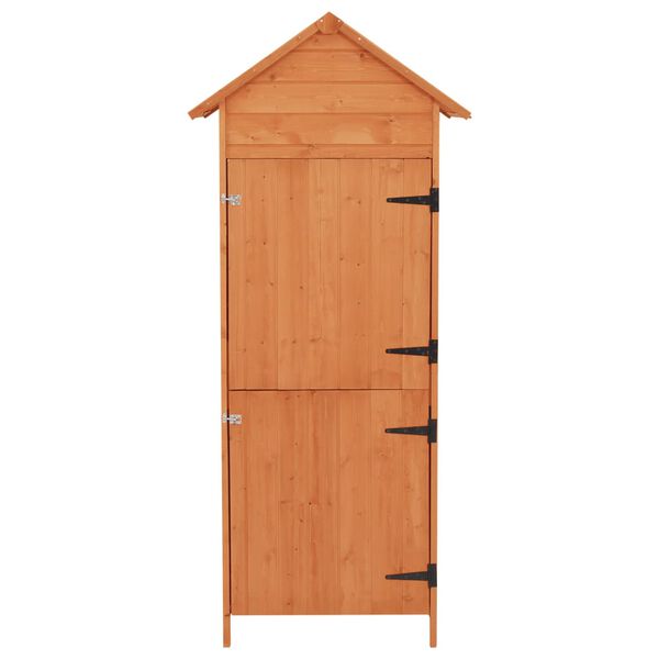 vidaXL Garden Storage Cabinet Brown 42.5x64x190 cm