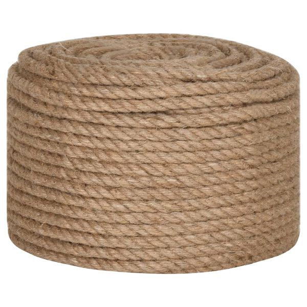 vidaXL Rope 100% Jute 14 mm 100 m