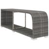 vidaXL 8 Piece Garden Lounge Set with Cushions Poly Rattan Grey