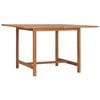 vidaXL Garden Dining Table 110x110x75 cm Solid Wood Teak