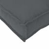 vidaXL Cushion Set 3 pcs Anthracite Oxford Fabric