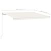 vidaXL Manual Retractable Awning 400x300 cm Cream