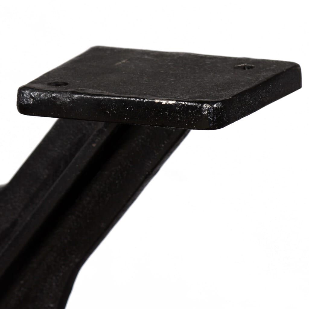 vidaXL Dining Table Legs 2 pcs O-Frame Cast Iron