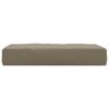 vidaXL Pallet Cushion Taupe 60x60x6 cm Oxford Fabric