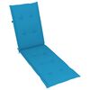 vidaXL Deck Chair Cushion Blue (75+105)x50x4 cm