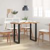 vidaXL Dining Table 110x50x76 cm Solid Wood Acacia