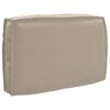 vidaXL Cushion Set 3 pcs Taupe Oxford Fabric