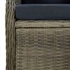 vidaXL 7 Piece Garden Dining Set Brown