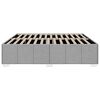 vidaXL Bed Frame without Mattress Light Grey California King Fabric