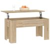 vidaXL Coffee Table Sonoma Oak 101x49x52 cm Engineered Wood