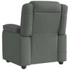 vidaXL Massage Recliner Chair Dark Grey Fabric