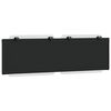 vidaXL Headboard Cushion "Zadar" White and Black 152 cm Queen Faux Leather