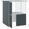 vidaXL Bird Cage Anthracite 154 x 154 x 200 cm Galvanised Steel