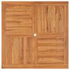 vidaXL Garden Dining Table 110x110x75 cm Solid Wood Teak