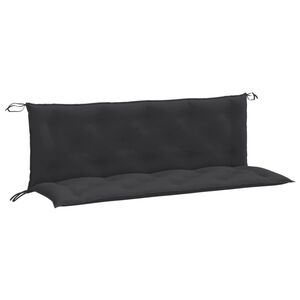 vidaXL Garden Bench Cushions 2 pcs Melange Anthracite 150x50x7 cm Fabric