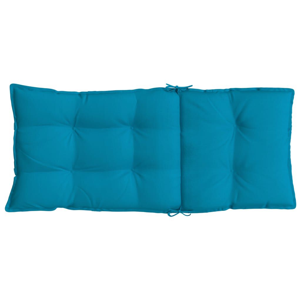 vidaXL Highback Chair Cushions 6 pcs Light Blue Oxford Fabric