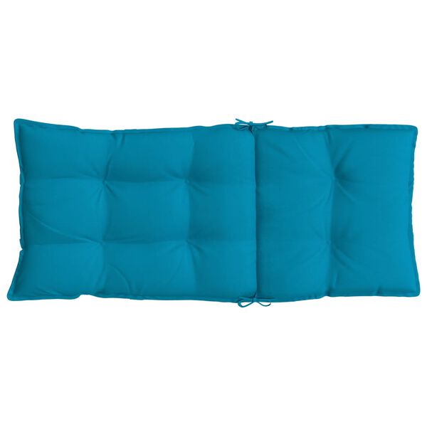 vidaXL Highback Chair Cushions 6 pcs Light Blue Oxford Fabric
