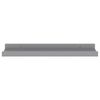 vidaXL Wall Shelves 4 pcs Grey 40x9x3 cm