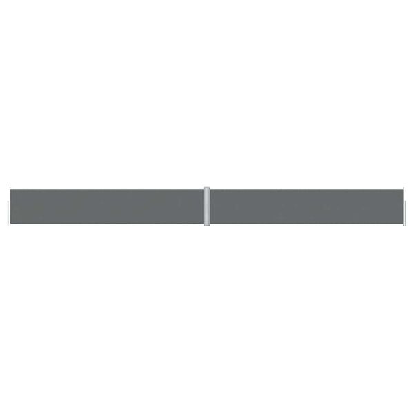 vidaXL Retractable Side Awning Anthracite 117x1200 cm
