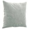 vidaXL 2 Piece Sofa Set with Pillows Light Grey Velvet