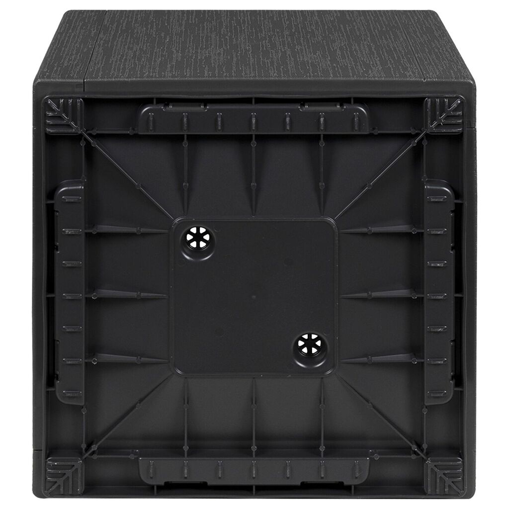 vidaXL Garden Planter in Dark Grey, 36x36x35 cm, made of PP