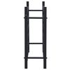 vidaXL Wine Rack for 36 Bottles Black Iron