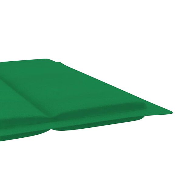 vidaXL Garden Sun Lounger with Cushion Solid Acacia Wood