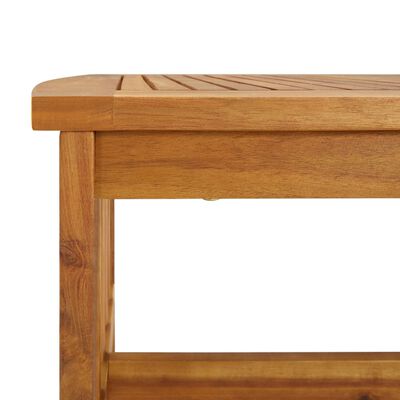 vidaXL Coffee Table 102x50x43 cm Solid Acacia Wood