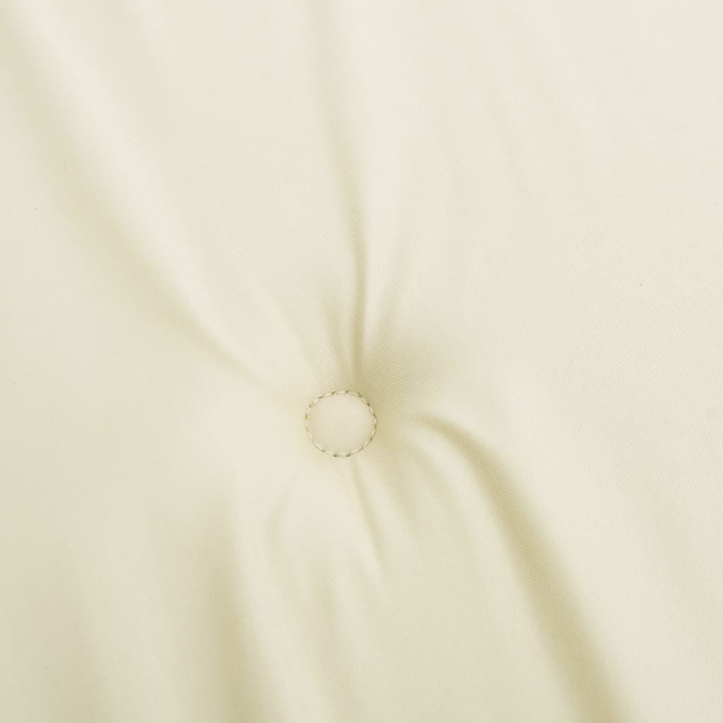 vidaXL Garden Bench Cushion Cream 120x50x3 cm Oxford Fabric
