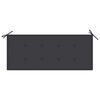 vidaXL Garden Bench with Cushion 120 cm Bamboo