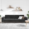 vidaXL Sofa Set Black Velvet
